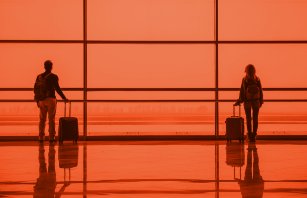 Social distancing rules at the SJU Airport